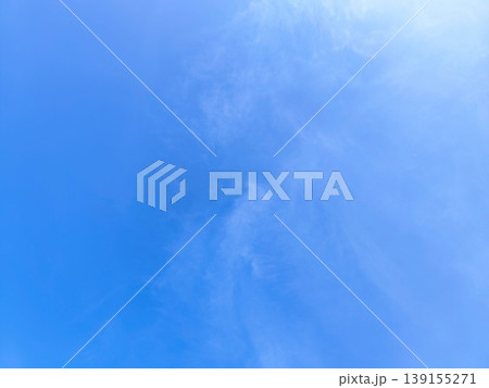 clear blue sky with few clouds clear blue sky with few clouds 139155271