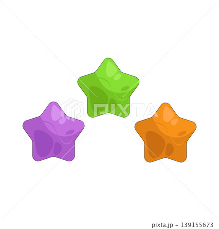 Illustration of three star Illustration of three star 139155673