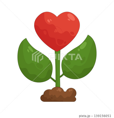 Illustration of plant heart Illustration of plant heart 139156051