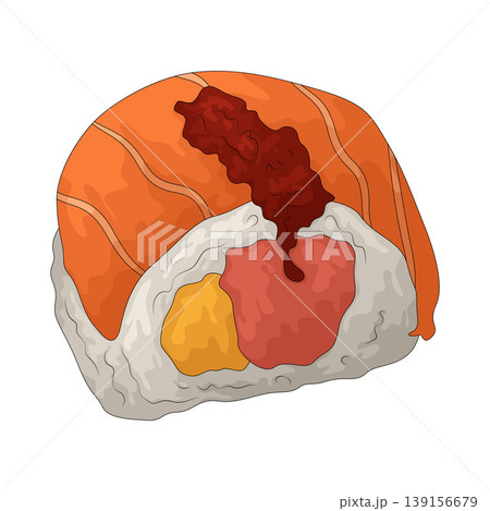 Illustration of sushi chili Illustration of sushi chili 139156679