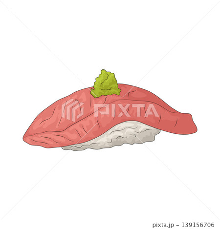 Illustration of toro nigiri 139156706