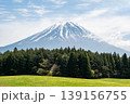 朝霧高原から望む富士山 139156755