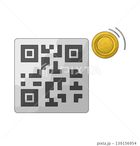 Illustration of QR Code Payment 139156954