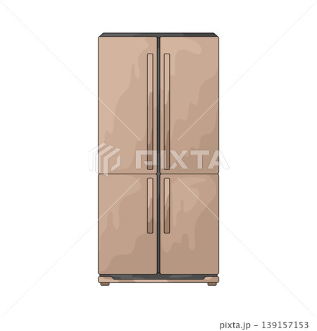Illustration of fridge Illustration of fridge 139157153