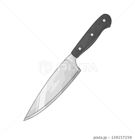 Illustration of knife Illustration of knife 139157159