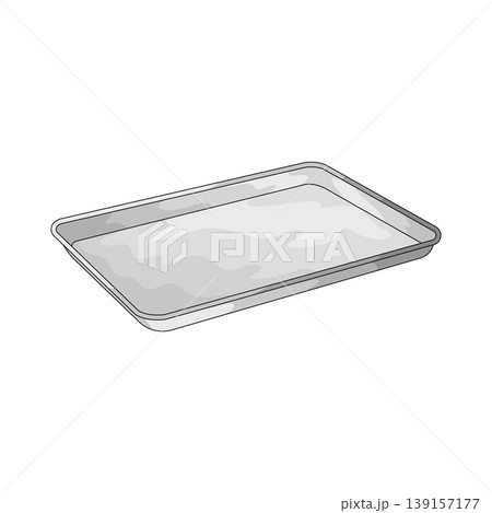 Illustration of tray Illustration of tray 139157177