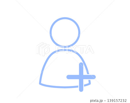 フォロー　シンプル　ブルー 139157232