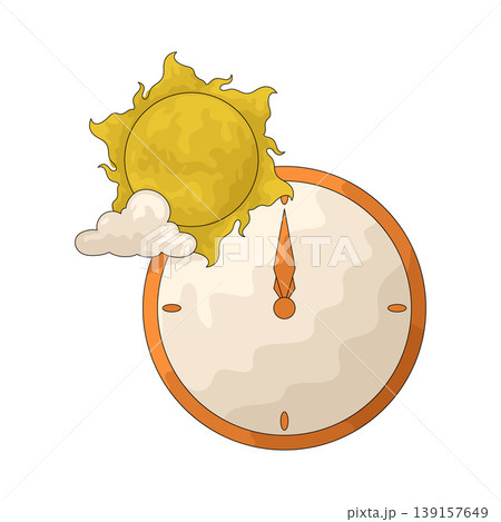 Illustration of Noon Illustration of Noon 139157649
