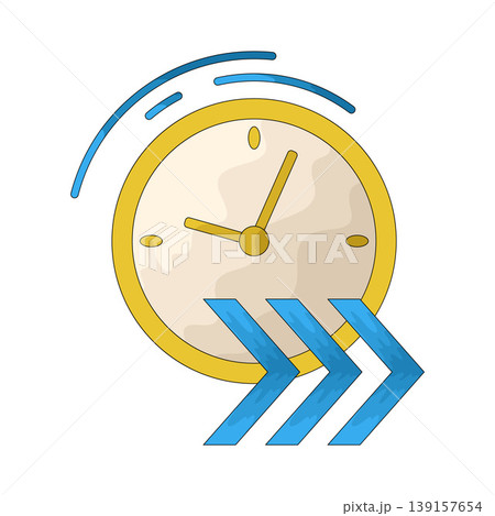 Illustration of Time Forward Illustration of Time Forward 139157654