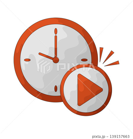 Illustration of Play clock 139157663