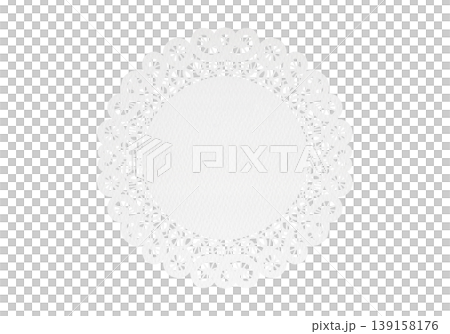 White lace paper napkin decorative frame background material White lace paper napkin decorative frame background material 139158176