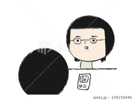 面接をする人 面接をする人 139158440