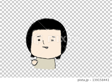苦笑い 遠慮する人 苦笑い 遠慮する人 139158441