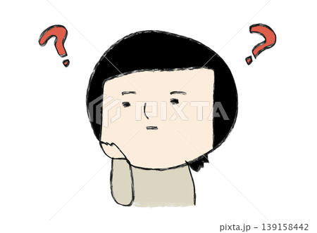 はてなマークと疑問を感じる人 139158442