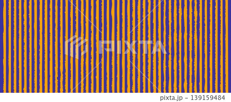 Stylized pattern featuring alternating blue and yellow jagged stripes. Perfect for backgrounds, branding, digital artwork and creative projects 139159484