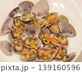 ボイルしたシオフキガイのアップ 139160596