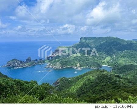 西ノ島赤尾展望台からの国賀海岸 西ノ島赤尾展望台からの国賀海岸 139160949