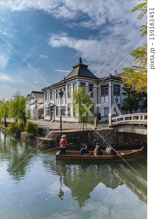 倉敷美観地区の水路の風景 139161451