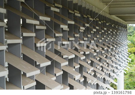 Architectural Louvers Modern Building Facade Design 139161798