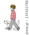 犬の散歩をする人 139162788