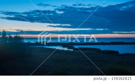 Night in the delta of the Kokemaenjoki river, Pori, Finland Night in the delta of the Kokemaenjoki river, Pori, Finland 139162815