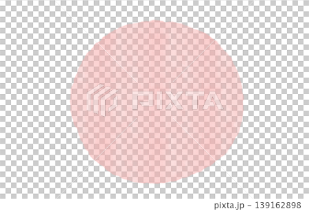 Pink watercolor round shape hand-drawn pastel background frame decorative transparent material Pink watercolor round shape hand-drawn pastel background frame decorative transparent material 139162898