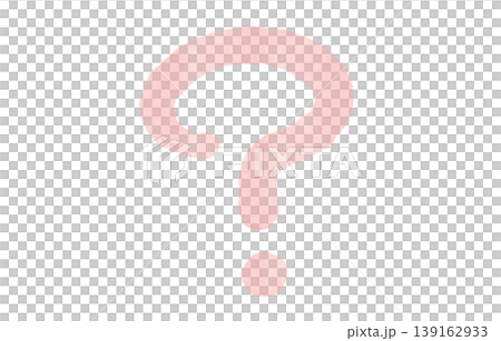 Pink watercolor question mark, hand-drawn pastel background decoration, transparent material, question symbol Pink watercolor question mark, hand-drawn pastel background decoration, transparent material, question symbol 139162933
