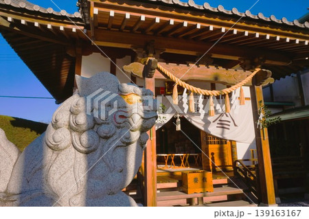 八海山神社 武蔵國八海山神社 拝殿 狛犬 八海山神社 武蔵國八海山神社 拝殿 狛犬 139163167