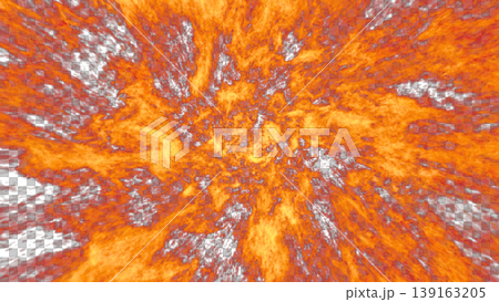 A tunnel of fiercely burning flames [Variation 6] 139163205