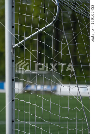 Soccer Goal Net Close Up Soccer Goal Net Close Up 139163452