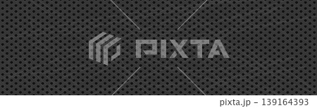 Dark perforated metal texture with small round holes gray Dark perforated metal texture with small round holes gray 139164393