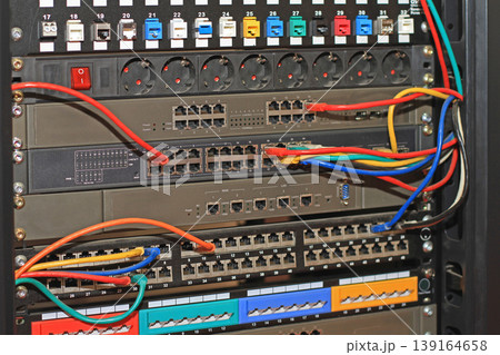 Network Rack Switch Cables Network Rack Switch Cables 139164658