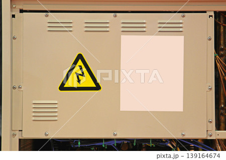 High Voltage Warning Sign 139164674