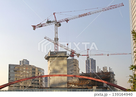 Tower Cranes Construction Paris Tower Cranes Construction Paris 139164940