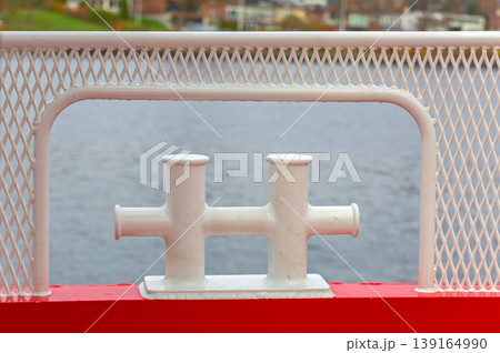 Mooring Bollard Bitt Ship Mooring Bollard Bitt Ship 139164990