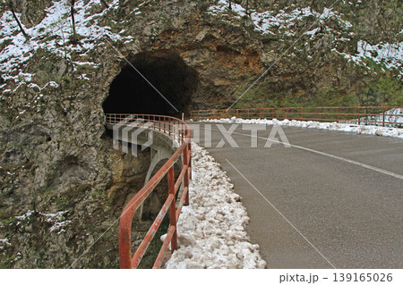 Bridge Tunnel Snow Montenegro 139165026