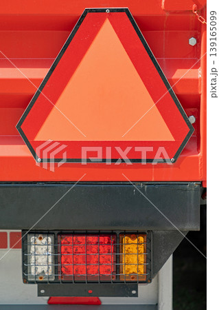 Safety Triangle Red Trailer Safety Triangle Red Trailer 139165099