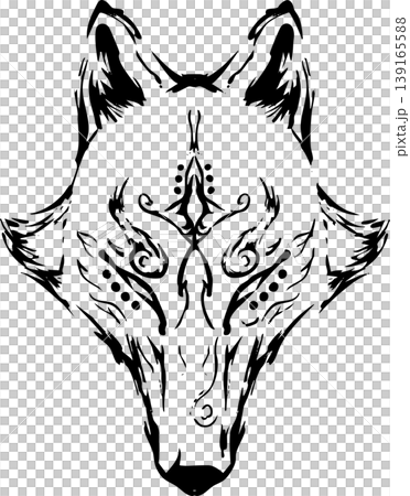 狐狸水墨畫插圖 狐狸水墨畫插圖 139165588