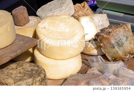 Traditional cheese selection market 139165954