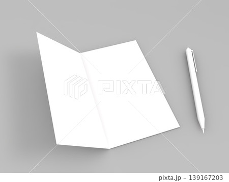 Blank card and pen on table for writing notes and messages in a simple setting with no distractions Blank card and pen on table for writing notes and messages in a simple setting with no distractions 139167203