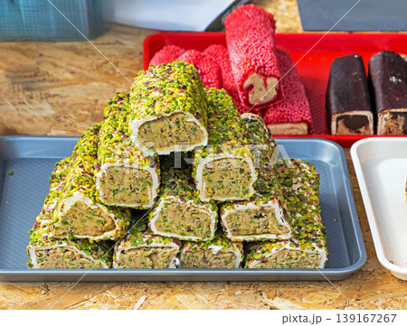 Middle eastern desserts on market 139167267