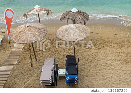 Sand sea beach in Kavala 139167293