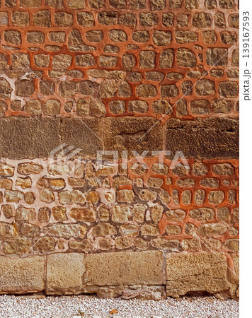 Old stone wall pattern 139167593