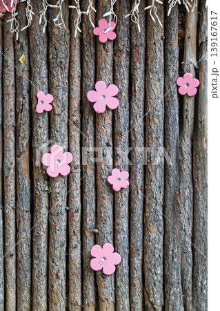 Decorative tree logs in nature Decorative tree logs in nature 139167617