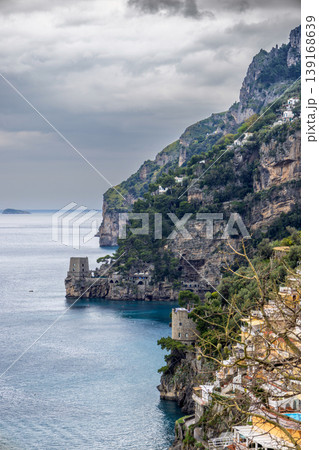 beautiful landscape of Positano, southern Italy, Amalfi Coast beautiful landscape of Positano, southern Italy, Amalfi Coast 139168639