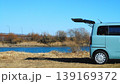 バックドアが開いた軽自動車 139169372