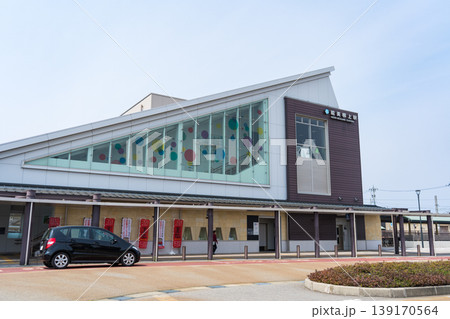 能美根上駅の駅舎|地方の無人駅イメージ|IRいしかわ鉄道|能美根上55食堂|石川県能美市 能美根上駅の駅舎|地方の無人駅イメージ|IRいしかわ鉄道|能美根上55食堂|石川県能美市 139170564