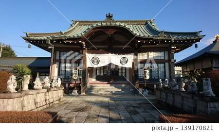 栃木県下野市！石橋山開雲寺の本堂 139170821