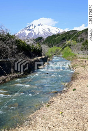 岩木川と岩木山 岩木川と岩木山 139170870
