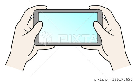 スマホを持つ手 スマホを持つ手 139171650